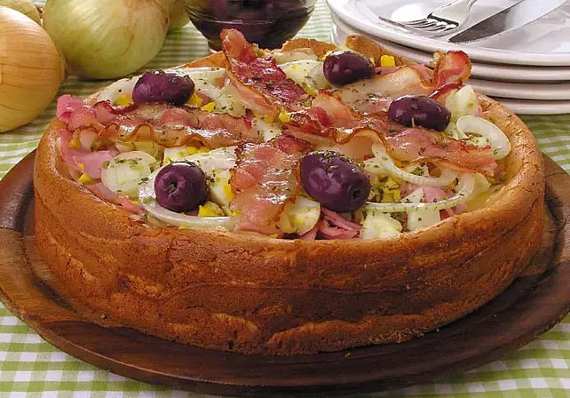 Pizza Portuguesa de Liquidificador: Sabor Prático e Irresistível