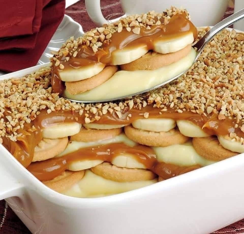 Pavê de Banana com Doce de Leite: Uma Sobremesa Cremosa e Irresistível