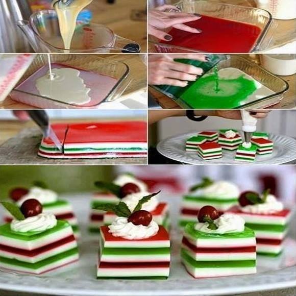 Gelatina de Natal: Uma Sobremesa Colorida e Festiva para a Ceia