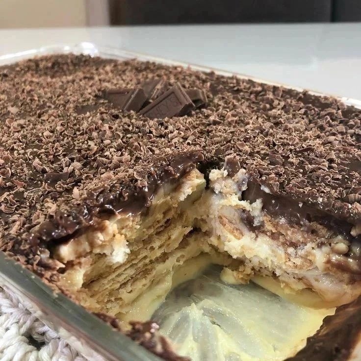 Pavê de Ninho com Chocolate: Uma Sobremesa dos Sonhos
