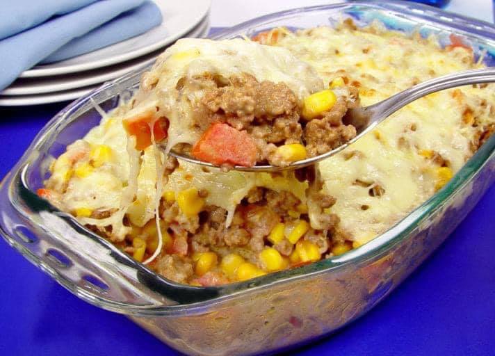 Torta de Carne Moída de Forno: Um Prato Cremoso e Reconfortante
