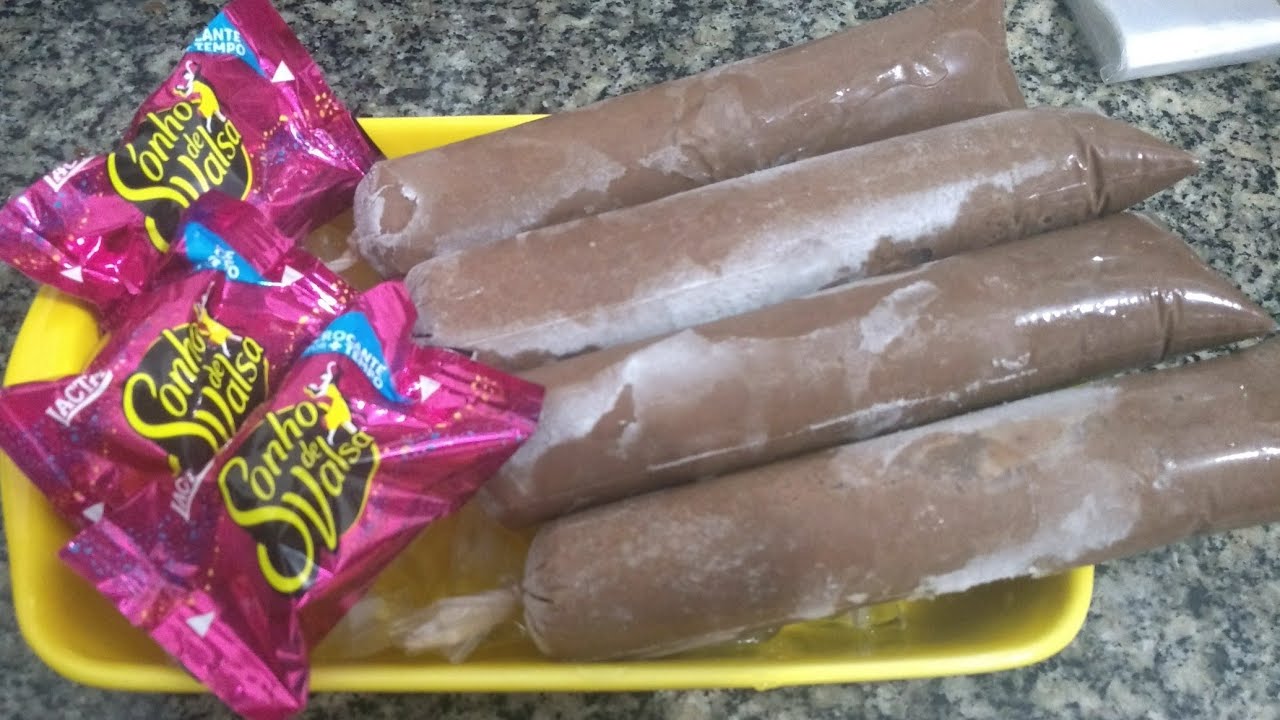 Geladinho Gourmet de Sonho de Valsa: Uma Sobremesa Gelada que Refresca o Dia