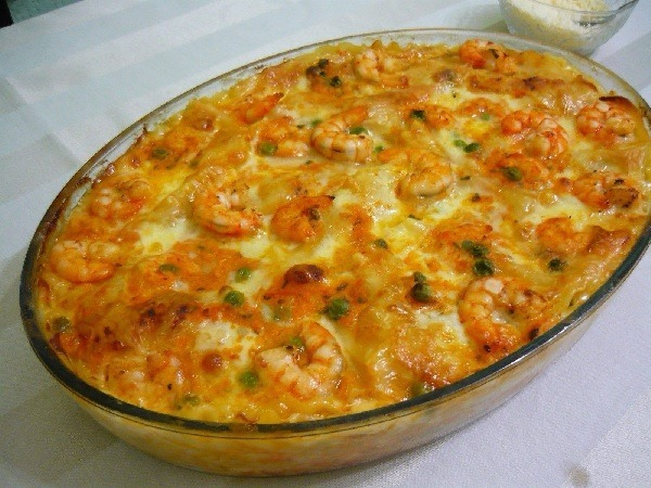 Receita de Lasanha de Camarão Deliciosa