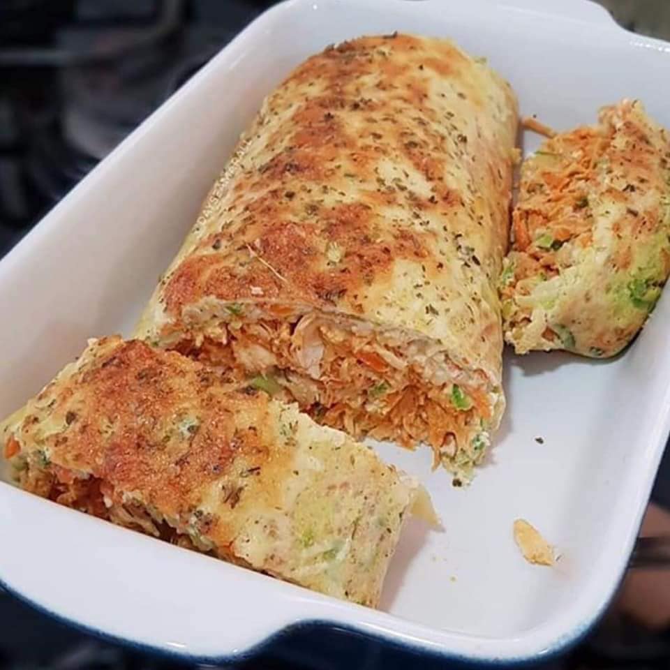 Rocambole de Abobrinha e Cenoura: Um Prato Leve e Saboroso