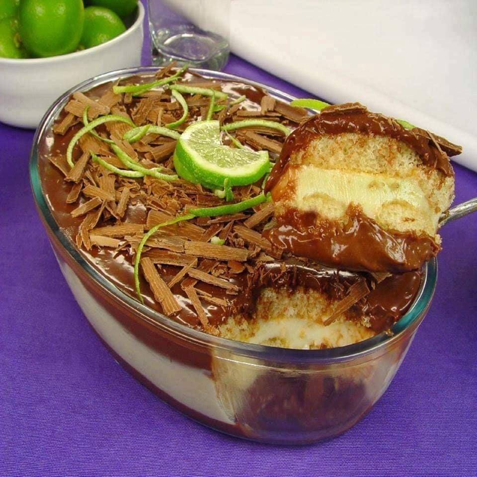 Pavê de Limão com Chocolate Delicioso: Uma Sobremesa Refrescante e Irresistível