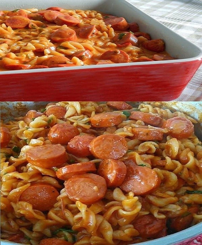 Macarrão com Salsicha ao Molho Cremoso: Um Prato Confortante e Fácil
