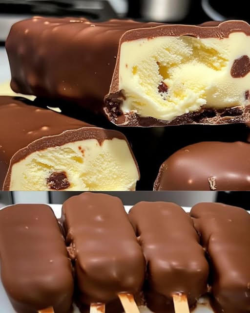 Picolé Caseiro de Chocolate Recheado: Melhor que de Sorveteria! 🍦🍫
