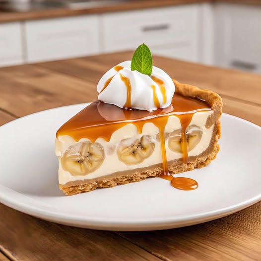 Torta Banoffee com Doce de Leite, Banana e Toques de Maracujá: Uma Sobremesa Tropical e Irresistível